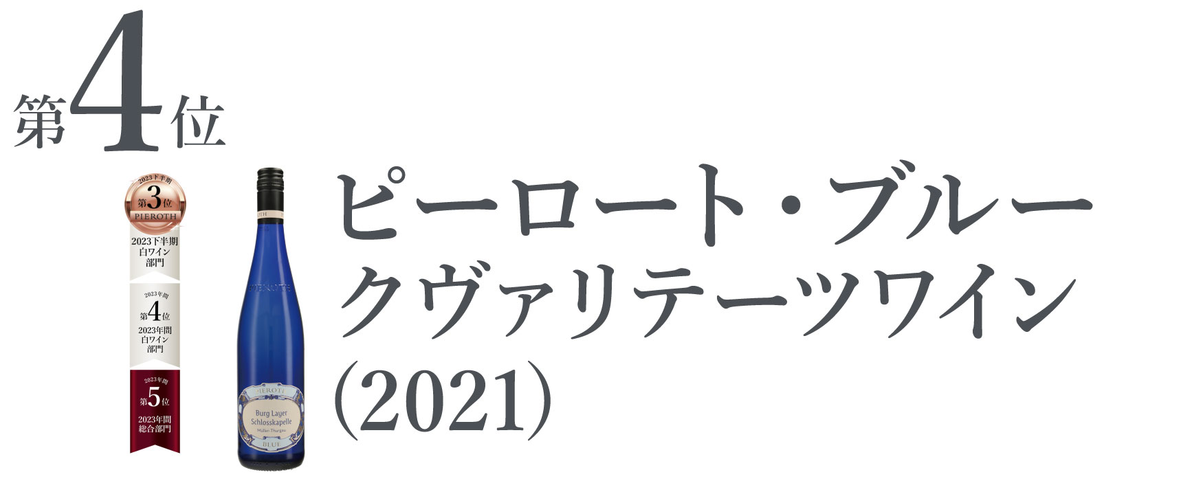 ピーロート・ブルー クヴァリテーツワイン (2021)