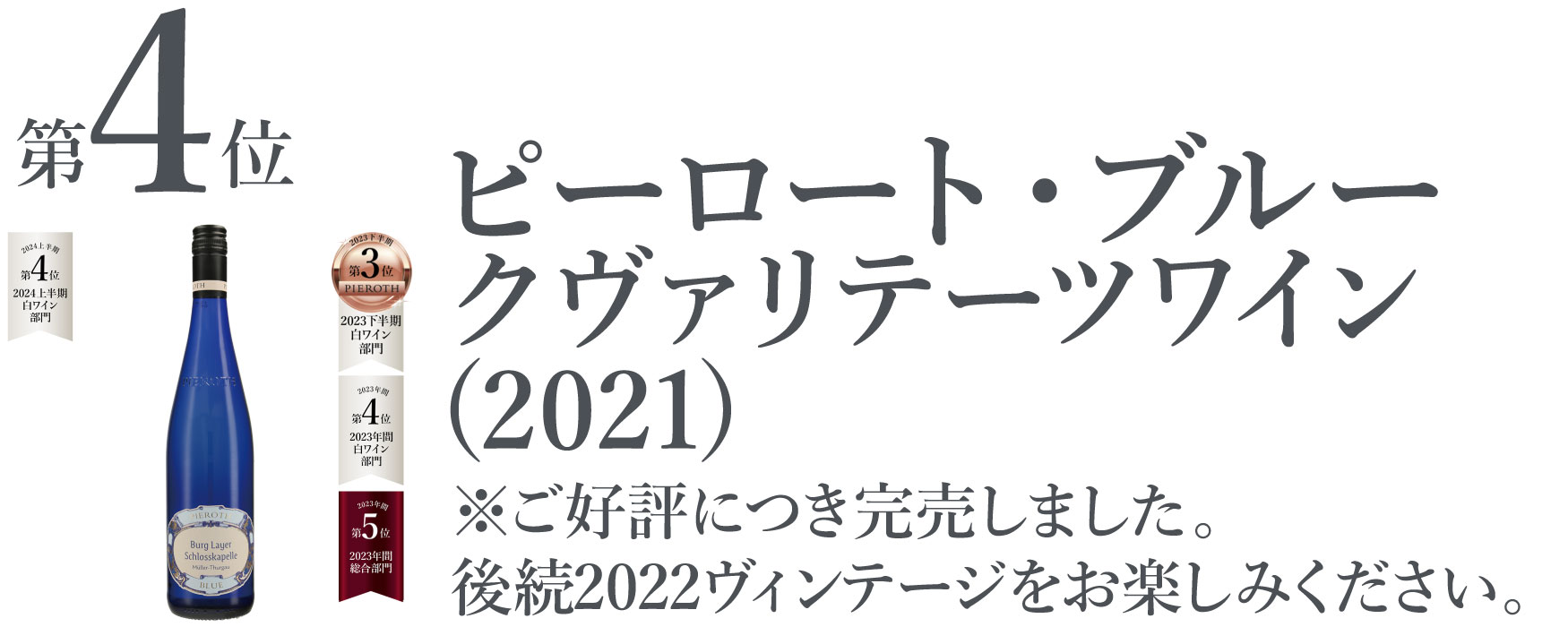 ピーロート・ブルー クヴァリテーツワイン (2021)